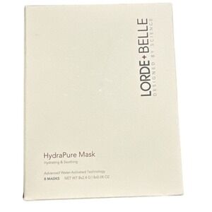 Lorde + Belle Hydra Pure Mask, 8 Pack